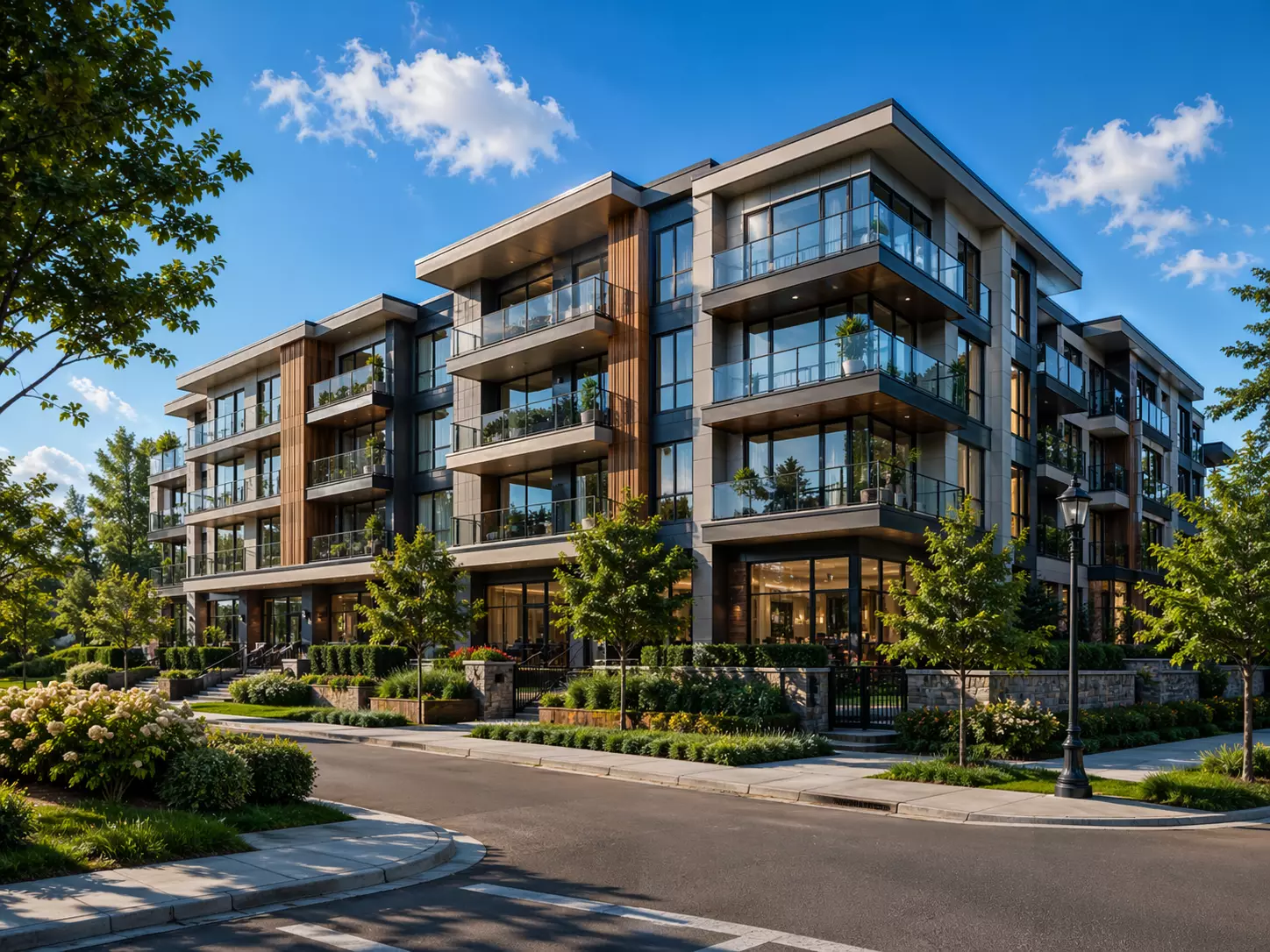 Modern condos in Bronte